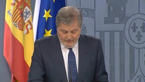 El ministro y portavoz del Gobierno, Íñigo Méndez de Vigo