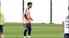 Locura con Messi en el entrenamiento de Argentina en Rusia