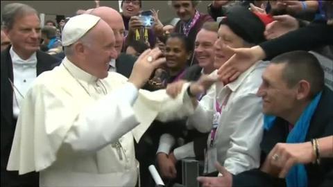El Papa Francisco durante la audiencia del pasado miércoles