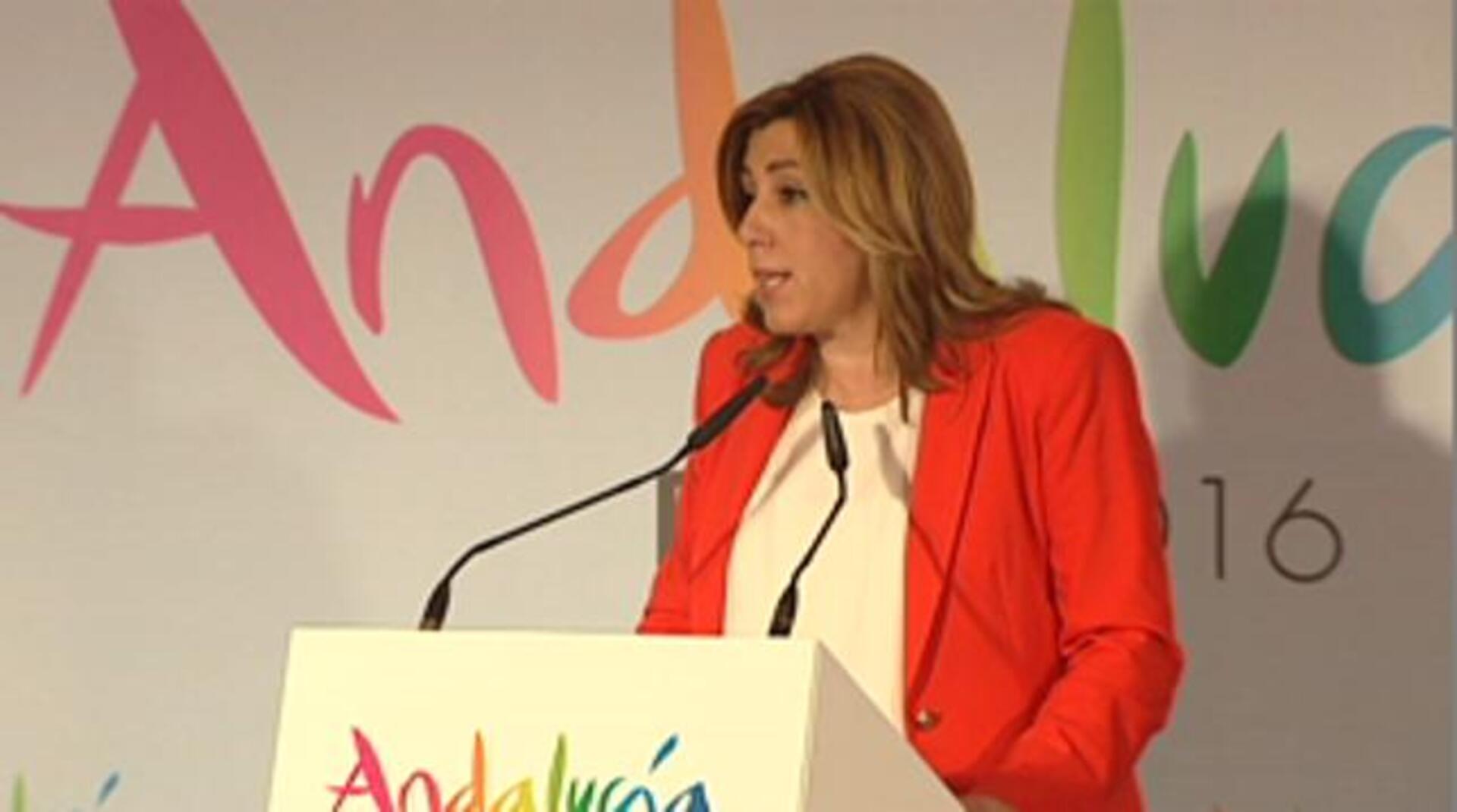 La presidenta andaluza, Susana Díaz, en Fitur
