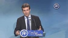 Casado dice que la actual dirección del partido está "orgullosa del PP de Aznar"