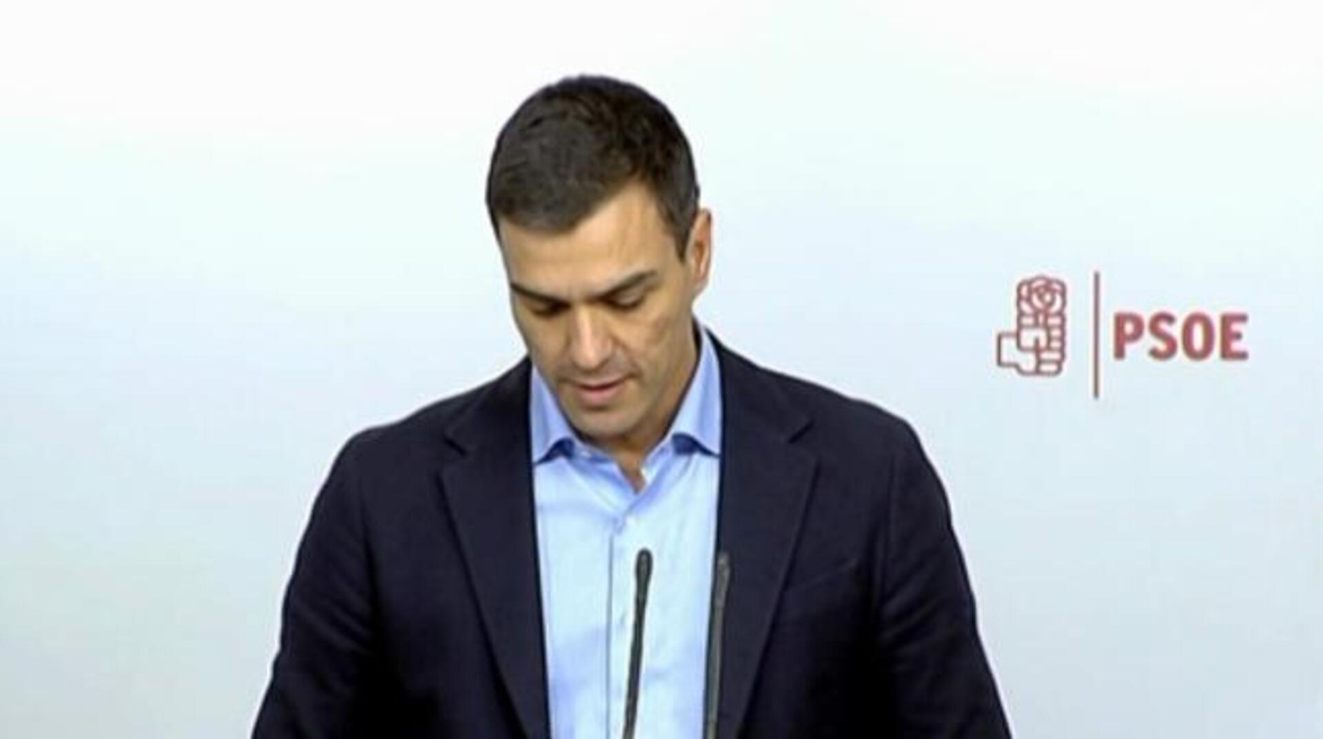 Pedro Sánchez, secretario general del PSOE