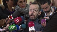 Podemos afirma que el apoyo a Cifuentes del PP es "lamentable"