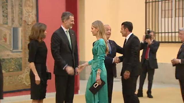 Rebelo de Sousa se despide de Madrid con una recepción en el Palacio Real de El Pardo