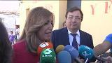 Susana Díaz cierra su campaña en Extremadura: «Levantemos el PSOE para levantar el país»