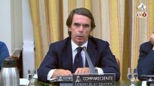Aznar expresa su preocupación por la situación de Zaplana