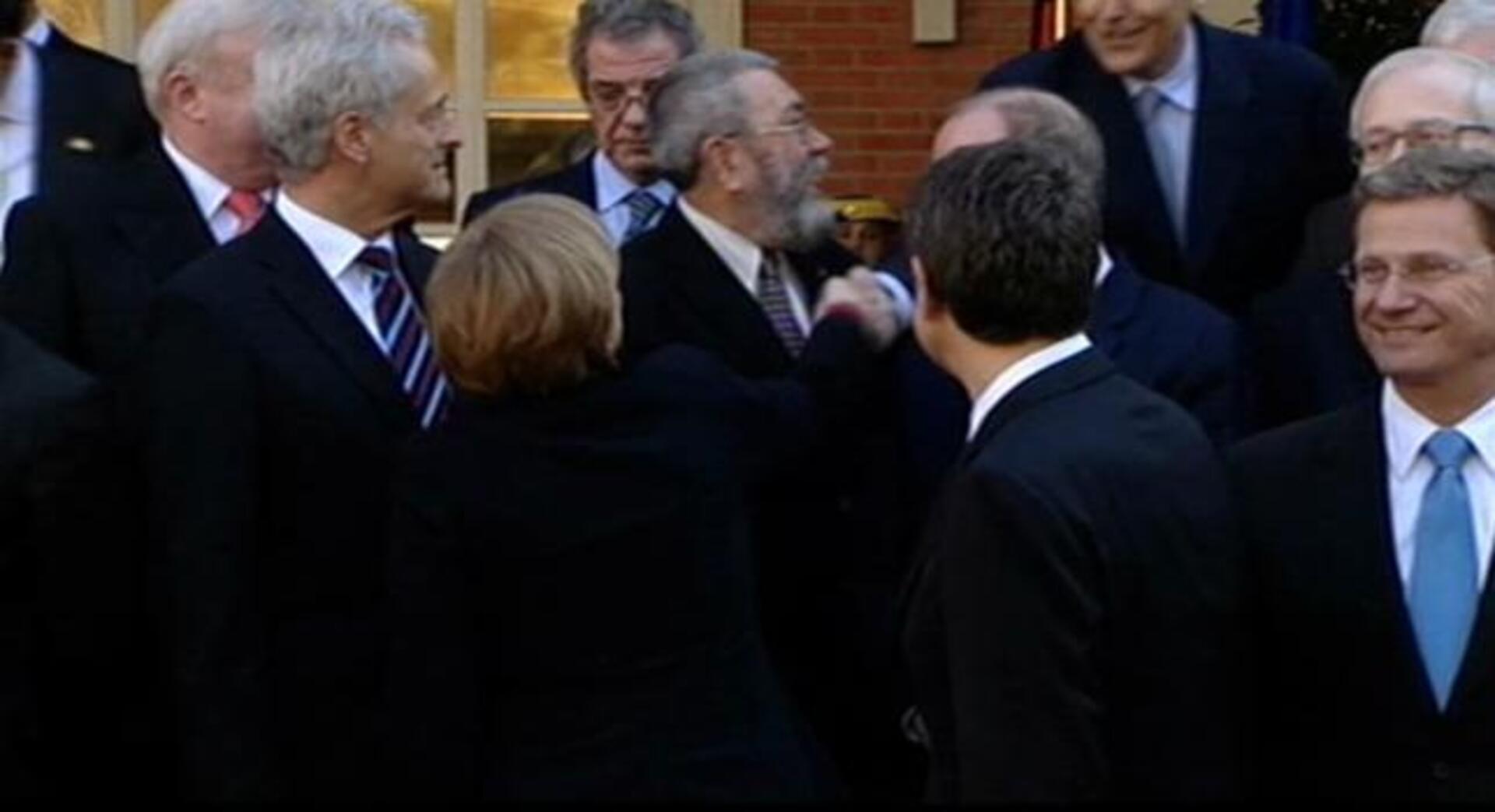 El cabezazo de Merkel a Zapatero