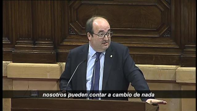 Iceta: &quot;Si se emprenden diálogos diferentes, con nosotros pueden contar a cambio de nada&quot;