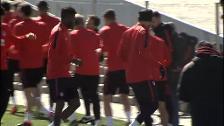 Diego Costa se entrena con normalidad