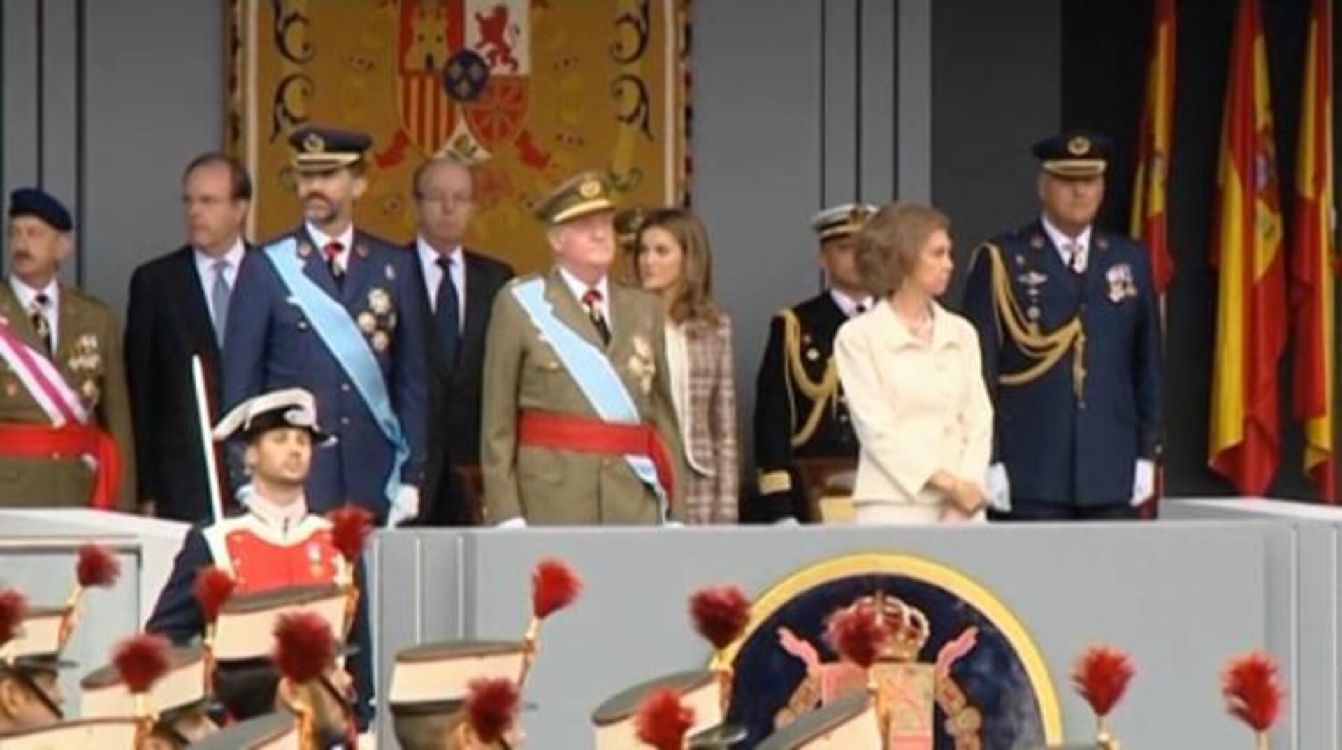 El Rey Juan Carlos en la residencia del embajador de Francia en España en noviembre