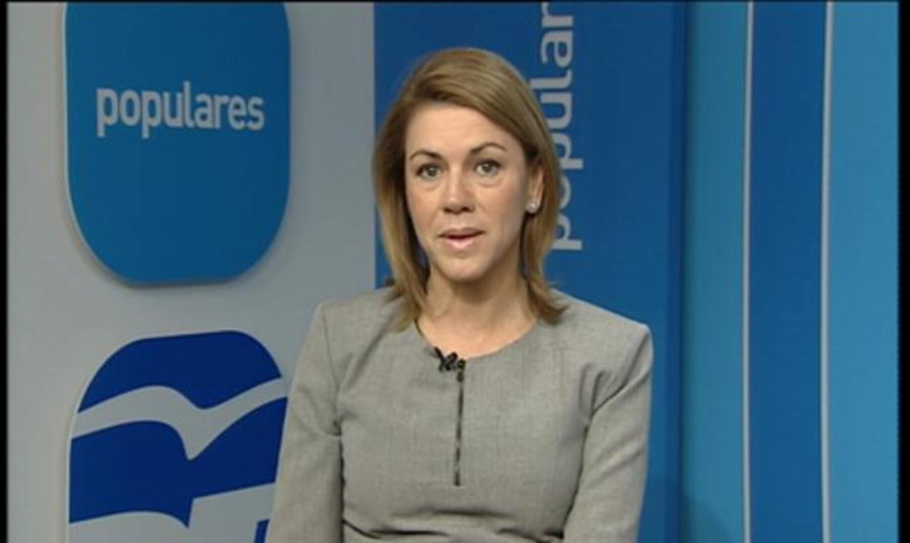 Cospedal, sobre las manifestaciones: «La respuesta a la reforma laboral no fue mayoritaria»