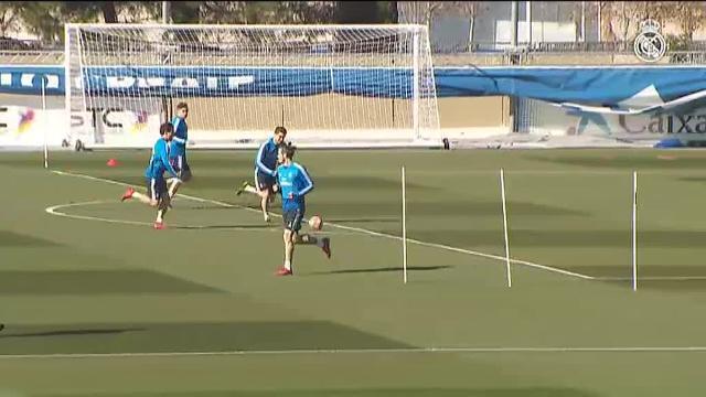 El Real Madrid ya prepara el partido ante el Ajax