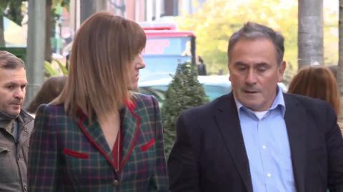 El lendakari en funciones, Íñigo Urkullu, junto al presidente del PNV, Andoni Ortúzar