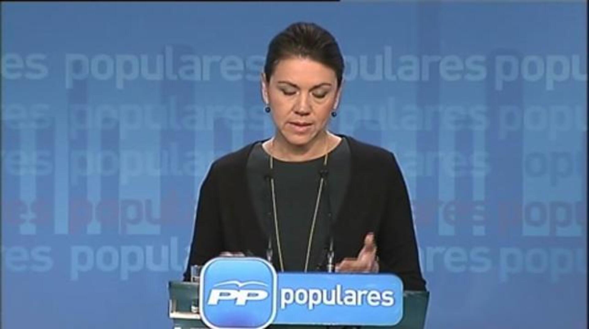 El PP abre un expediente informativo sobre el presunto chantaje de Cervera