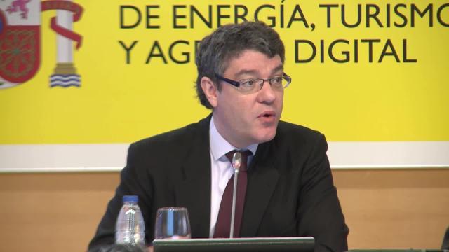 El ministro de Energía, Turismo y Agenda Digital, Álvaro Nadal