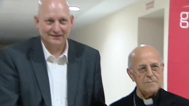 Daniel Pittet en un momento de la entrevista con ABC