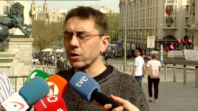 Monedero sobre Bescansa: &quot;Le corresponde a Carolina tomar una decisión&quot;