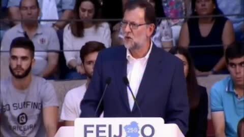 Plaza de toros de Pontevedra, durante el mitin de los populares gallegos