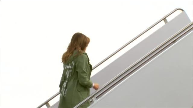 El polémico mensaje de Melania Trump