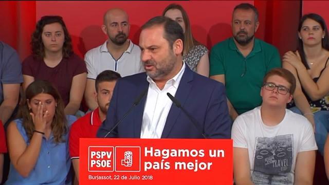 Ábalos compara a Puigdemont con un &quot;caudillo&quot;