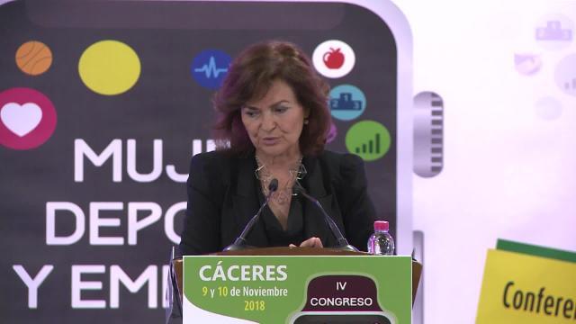 Carmen Calvo asegura que la igualdad &quot;no es una moda&quot;