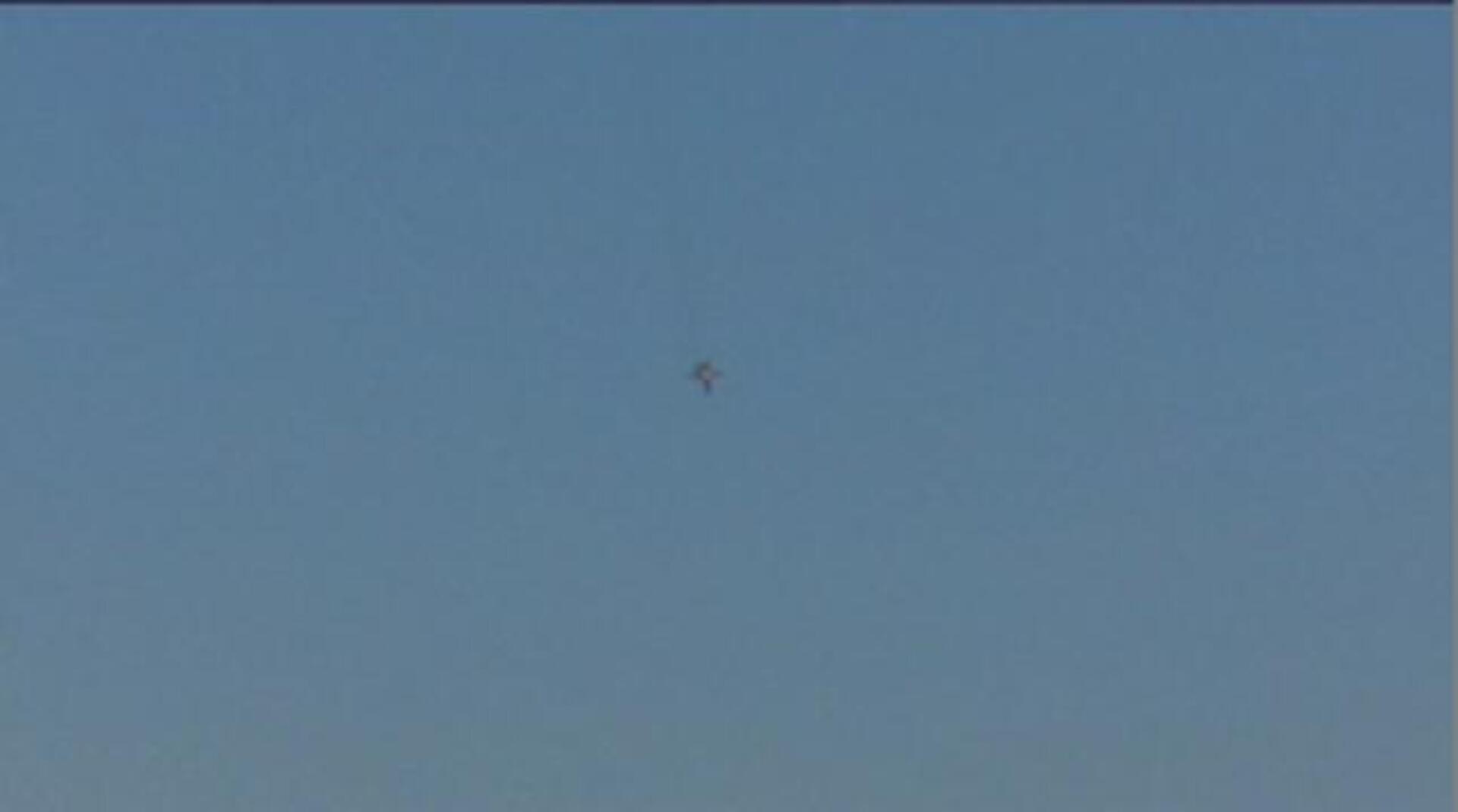 El momento del derribo del avión ruso