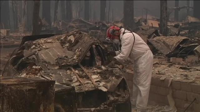 Se eleva a casi medio centenar el número de muertos en el incendio de California