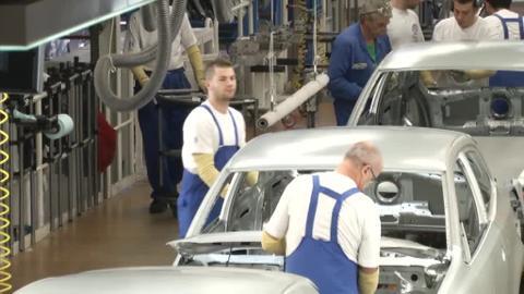 Imagen aérea de una planta de VW