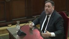 Oriol Junqueras en el juicio del «procés»: «Amo a España»