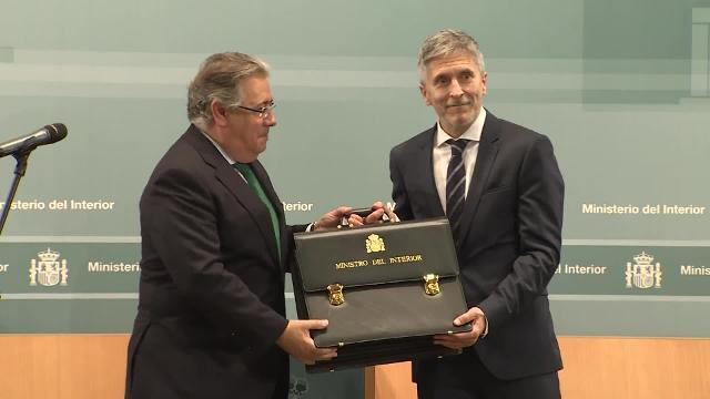 Marlasca, ayer tras su toma de posesión