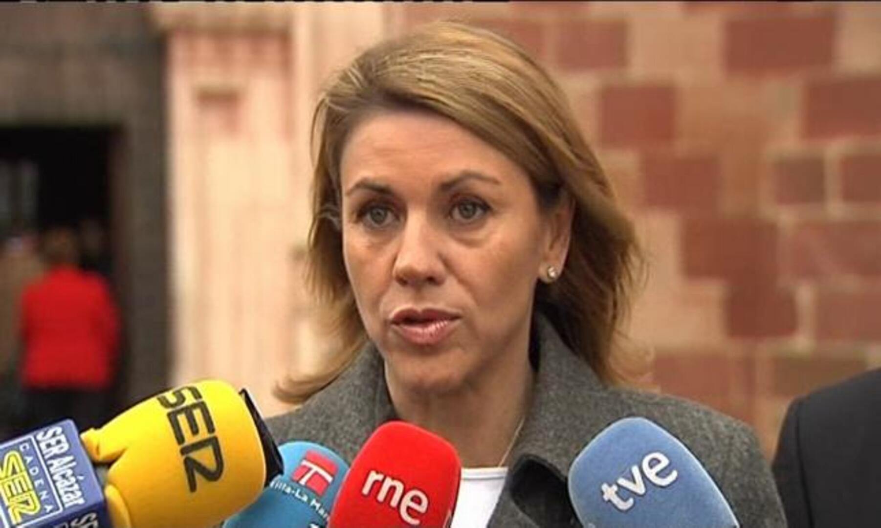 Cospedal: «Lo lógico, lo normal y lo profesional» hubiera sido vigilar a Troitiño