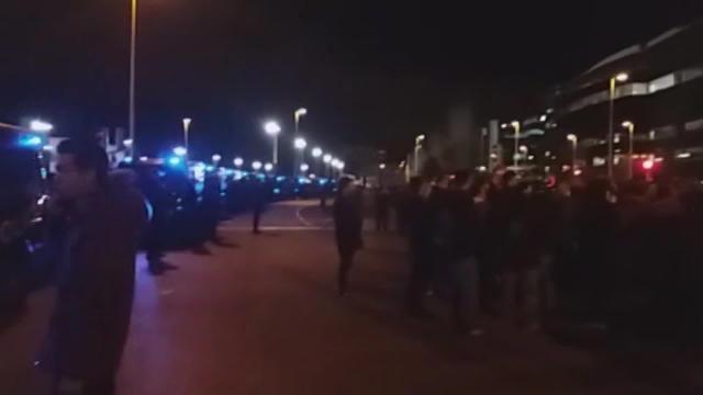 Los taxistas siguen su protesta en IFEMA