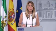 Susana Díaz, tras reunirse con Pedro Sánchez: "Andalucía mantiene firmes sus reivindicaciones"