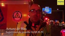 Bomberos y SAMUR explican intervención en accidente