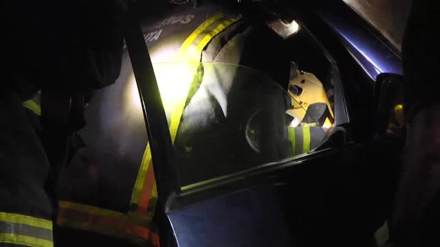 Buscan en Ceuta al conductor de un coche patera huido después de un accidente