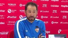 Machín considera que el Girona es un rival "súper difícil de doblegar"