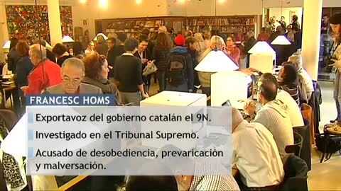 Franscesc Homs ha llegado escoltado al Supremo por la gente de su partido