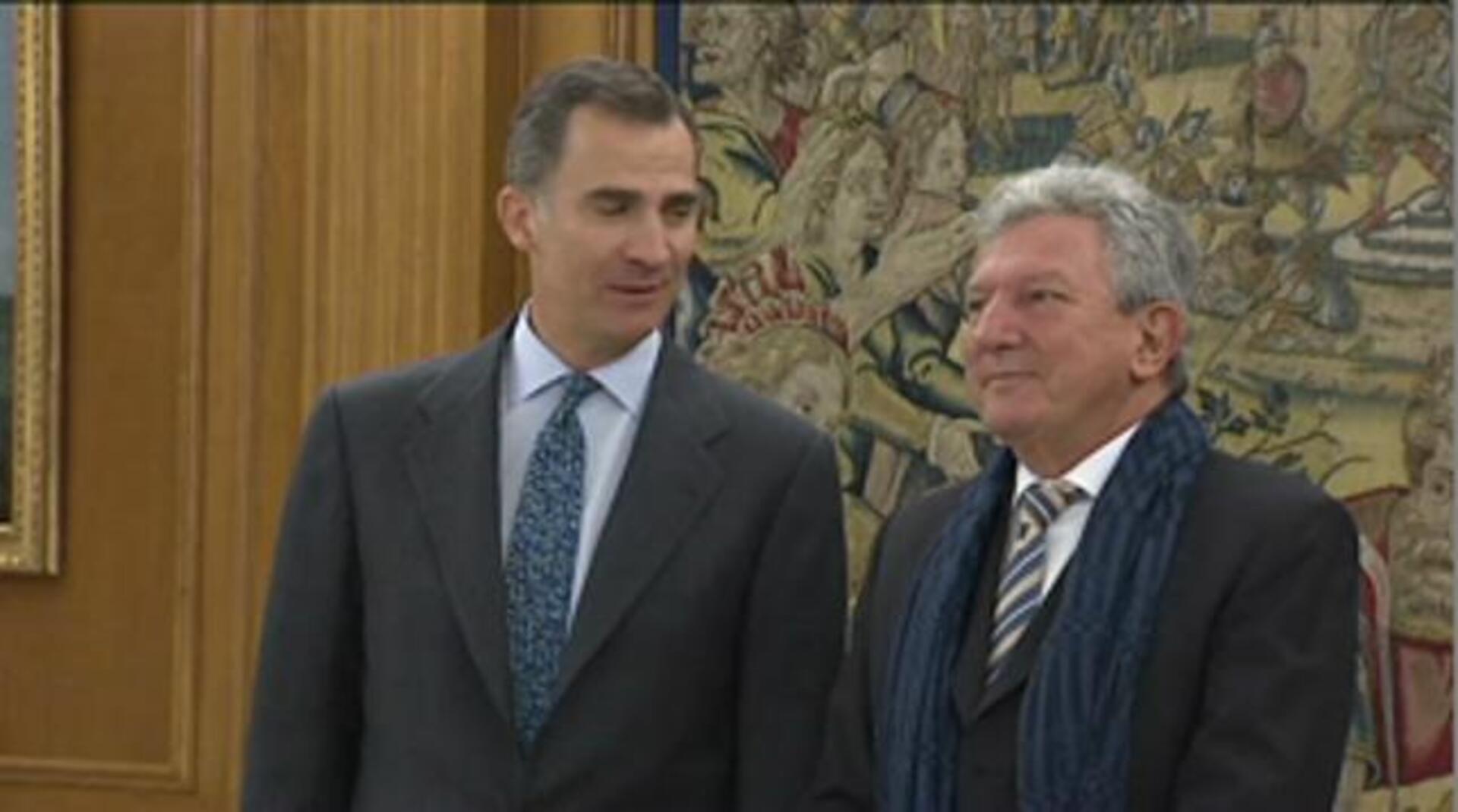 El Rey inicia la ronda de consultas con Pedro Quevedo