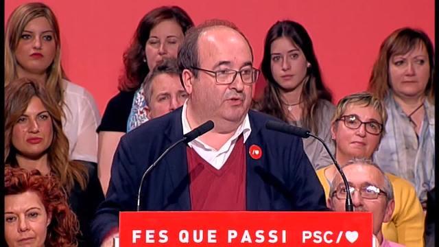 Iceta: &quot;Los independentistas van a renunciar a dividir Cataluña&quot;