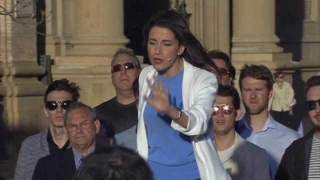 Arrimadas pide el voto para Cs porque es la &quot;oportunidad de parar al sanchismo&quot;