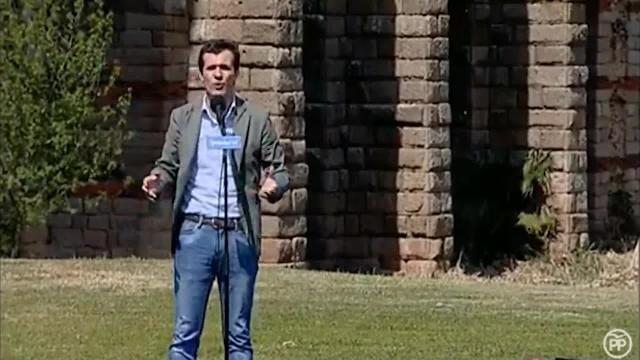 Casado: &quot;No hace falta que vuelva Iglesias, ya está Sánchez&quot;