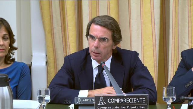 Duro enfrentamiento entre Rufián y Aznar en el Congreso