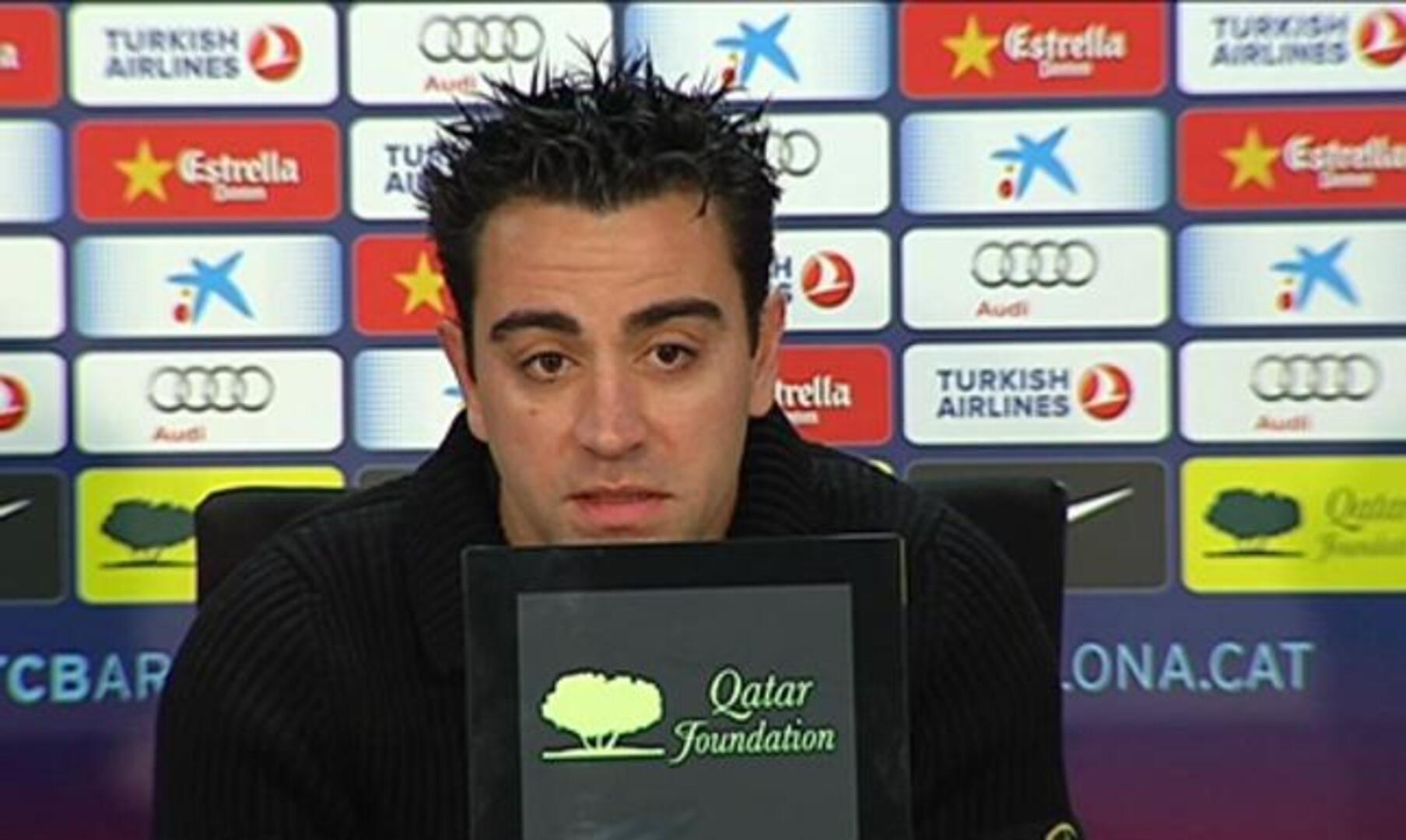Xavi: «Este año, los árbitros nos perjudican más que nos benefician»