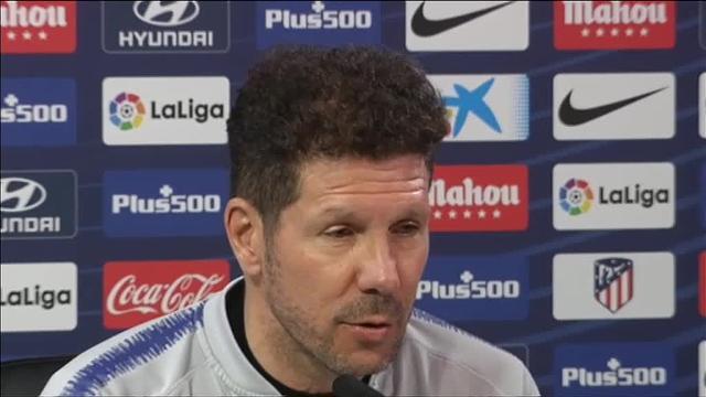 Simeone: &quot;Nosotros le damos importancia a todo lo que sea poner en juego la camiseta del Atlético&quot;