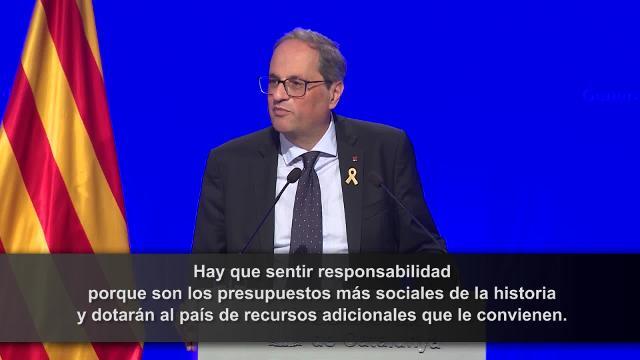 Torra no se siente un &quot;presidente provisional&quot;