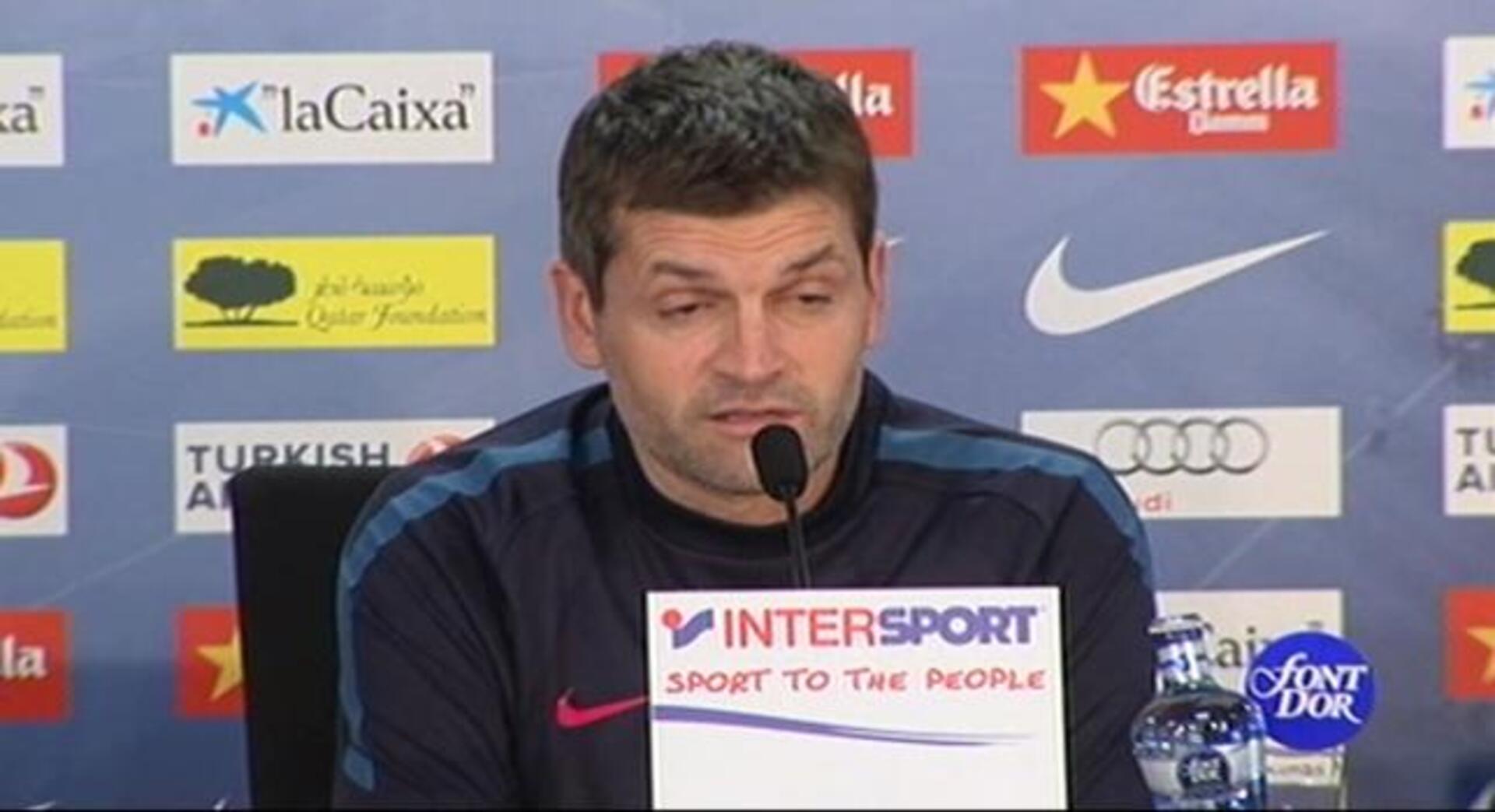 Tito Vilanova espera acabar con el gafe en Mestalla