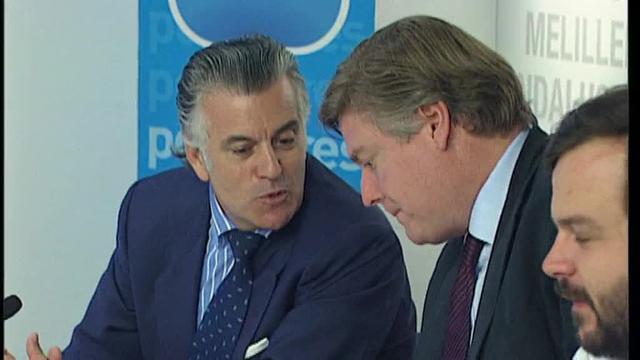 El extesorero del PP Luis Bárcenas, declara este lunes por primera vez como acusado señalado por Correa