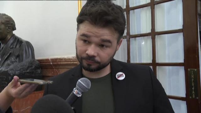 Rufián llama a Morenés &quot;señor de la guerra&quot;