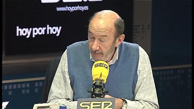 Alfredo Pérez Rubalcaba, ex secretario general del PSOE