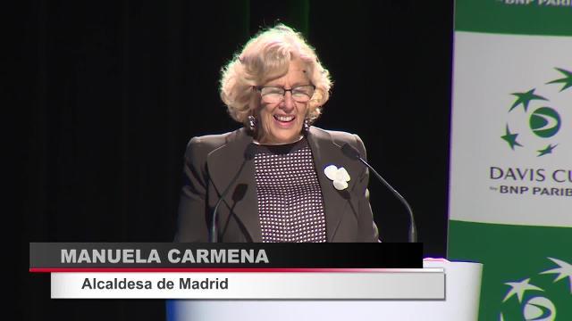 Madrid celebra &quot;el sueño de Piqué&quot; de la nueva Davis